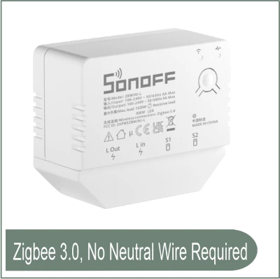 ZBMINI-L Zigbee 3.0 Smart Switch No Neutral Wire Required
