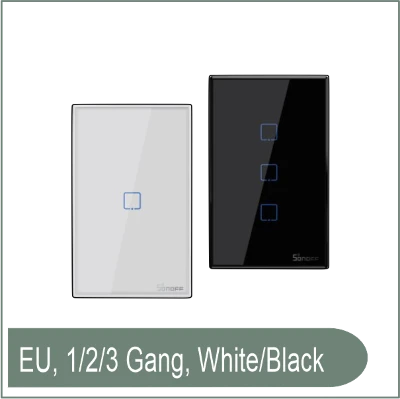 TX T2 Series WiFi light Switch 3-Gang (White)