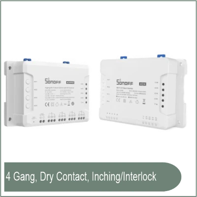4CHPROR3 4-Gang Wi-Fi Smart Switch With RF Control